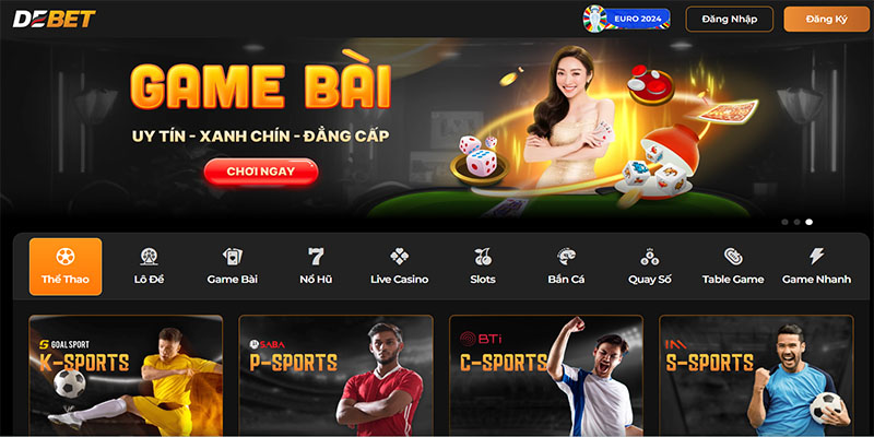 Game bài cùng Debet mang đến những sảnh game bài chất lượng 